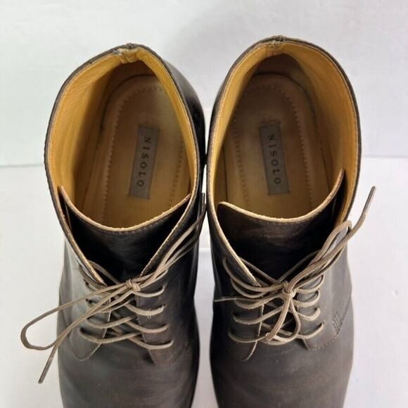 Nisolo Boots Men's Size 11.5 Brown Daytripper Leather Chukka Ankle Casual - Picture 11 of 16